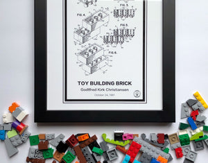 Introducing Lego Prints on Retro Patents