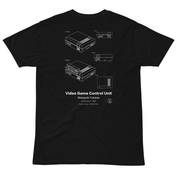 Nintendo Entertainment System Patent T-Shirt