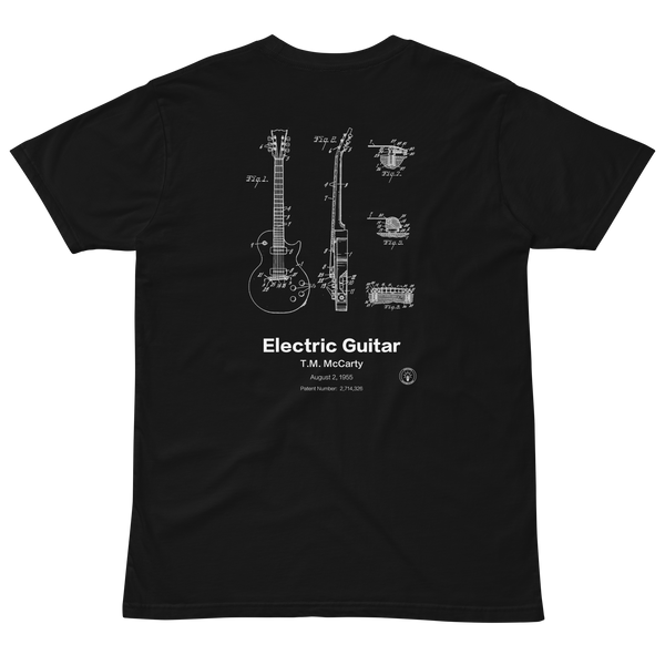 Electric Guitar Patent T-Shirt