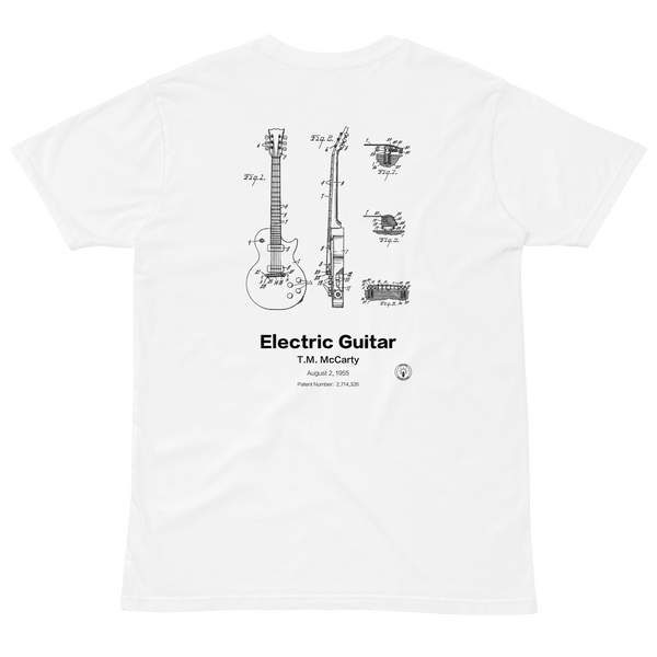 Electric Guitar Patent T-Shirt