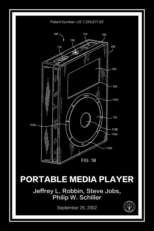 iPod Patent Print - Retro Patents