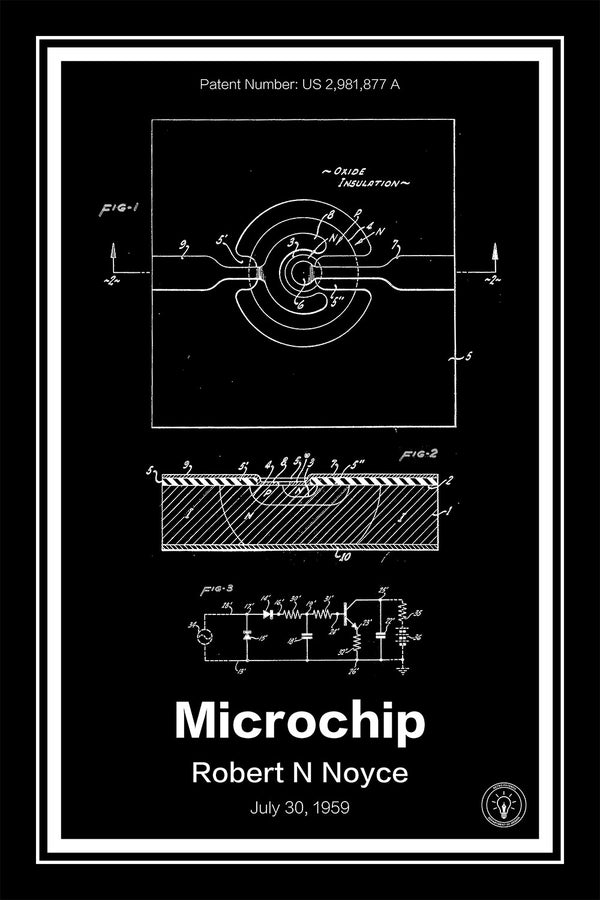 Microchip Patent Print - Retro Patents