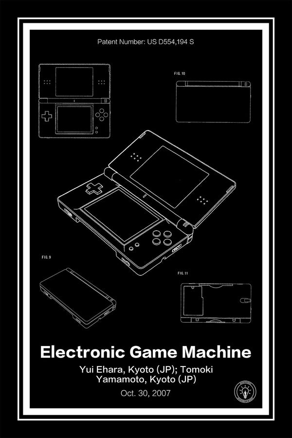 Nintendo DS® Patent Print - Retro Patents