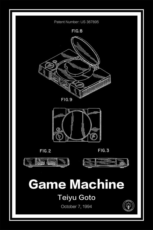 Sony Playstation Patent Print - Retro Patents