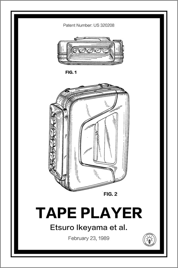 Sony Walkman Patent Print - Retro Patents